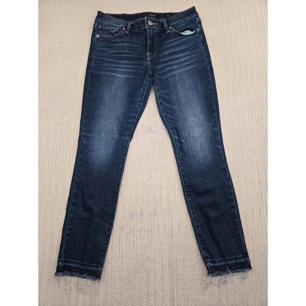 Lucky Brand Jeans Womens 5 30 x 26 Blue Denim Ankle Cheville Dark Wash